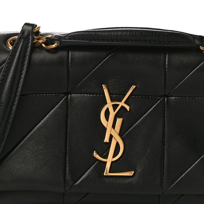 Saint Laurent Lambskin Patchwork Monogram Small Jamie Black 8 of 14