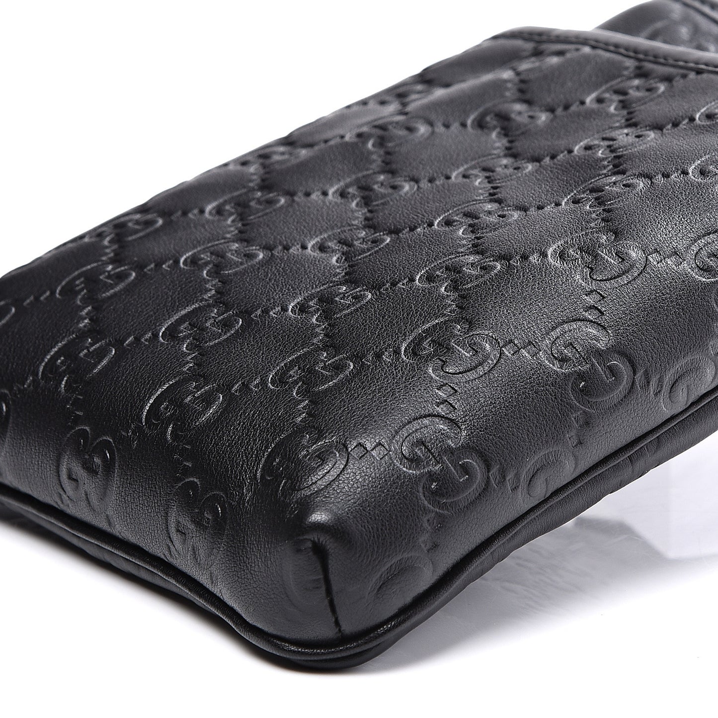 Guccissima Mini Messenger Bag Black