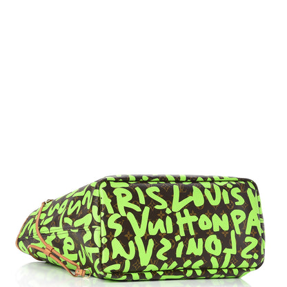 Louis Vuitton Monogram Graffiti Neverfull GM Green 4 of 20
