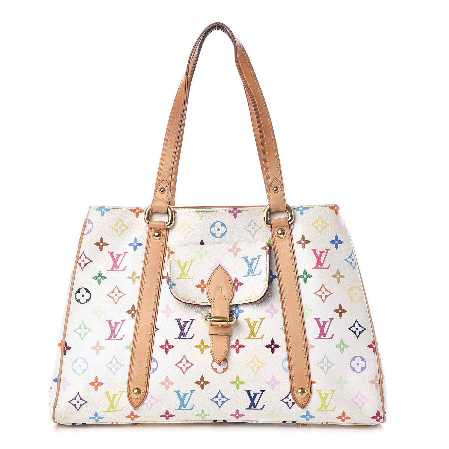 Louis Vuitton Monogram Multicolor Aurelia MM White 1 of 19