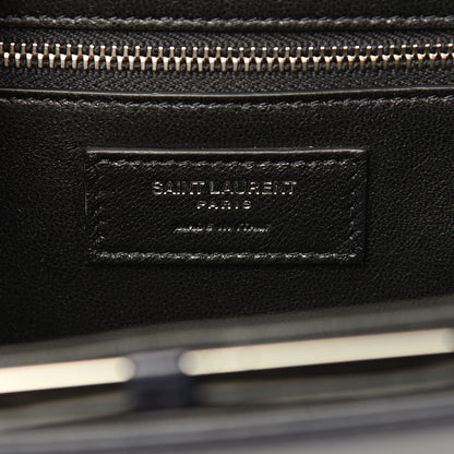 Saint Laurent Calfskin Medium Babylone Navy 7 of 10