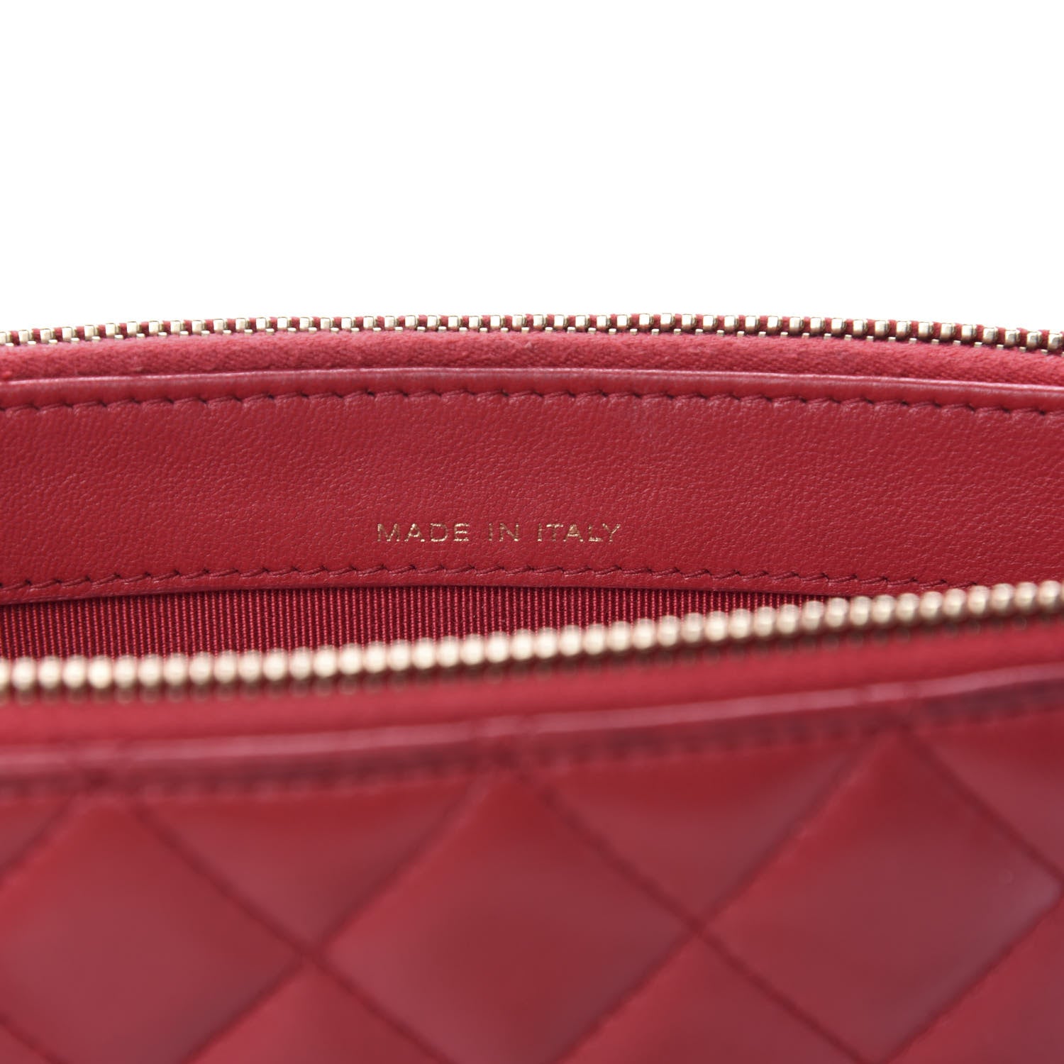 Chanel Lambskin Quilted Small Clutch With Chain Dark Pink 9 of 12