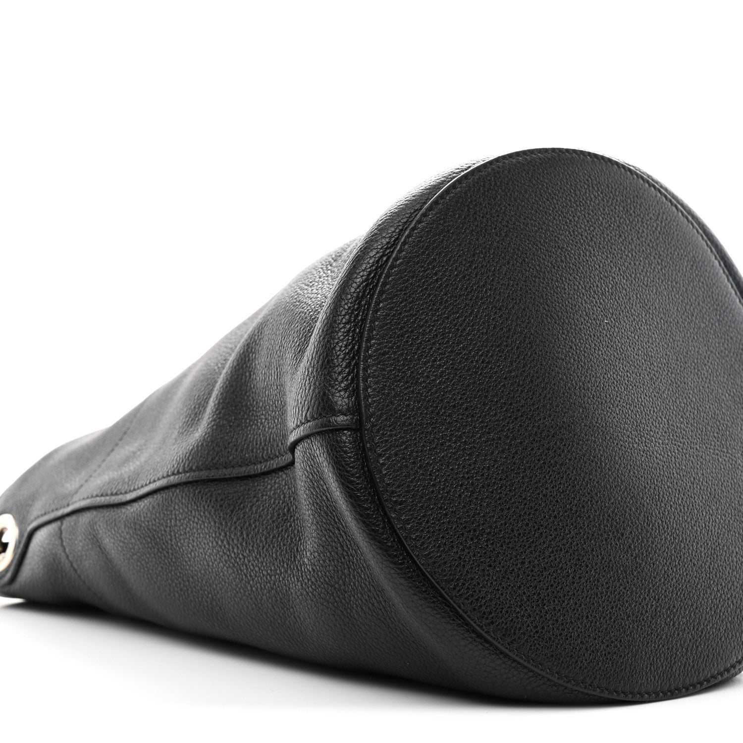 Prada Vitello Daino Bucket Bag Black 9 of 10