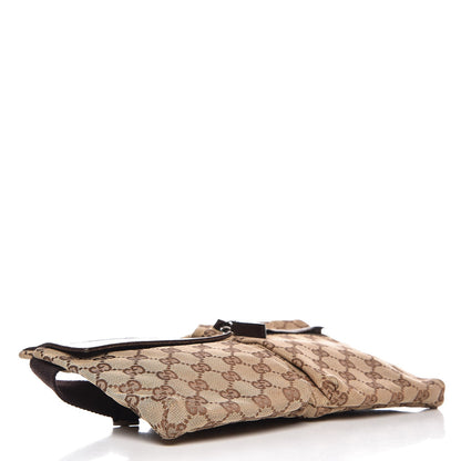 Gucci GG Monogram Double Pocket Belt Bag Dark Brown 4 of 8