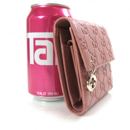 Gucci Guccissima GG Pierce Tri Fold Wallet Blush 3 of 8