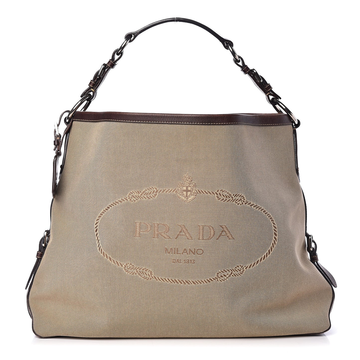 Jacquard Logo Hobo Corda Moro