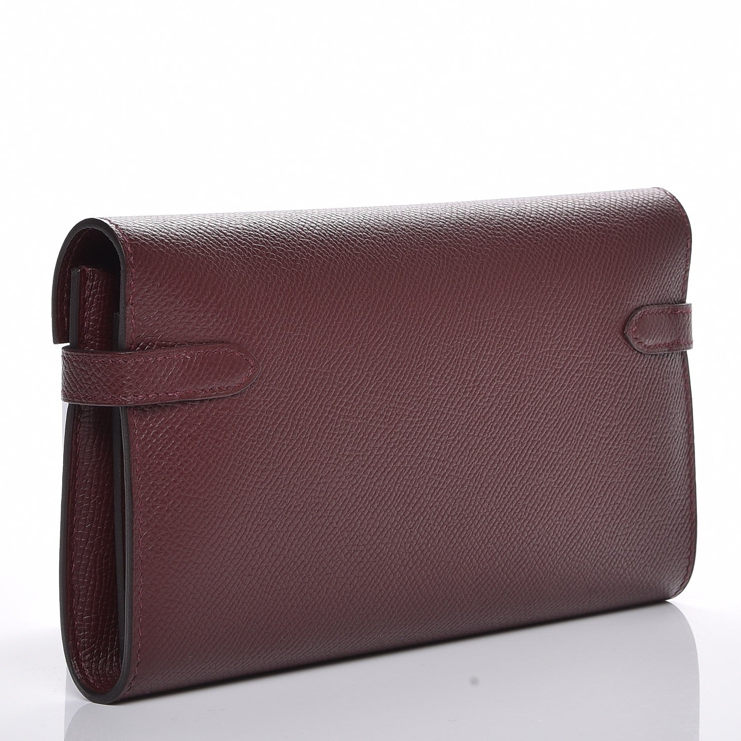 Hermes Epsom Kelly Longue Wallet Bordeaux 3 of 7