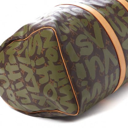 Louis Vuitton Graffiti Keepall 50 Kaki 5 of 11