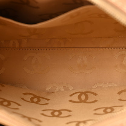 Chanel Calfskin Contrast Stitch Surpique Bowler Beige 6 of 21