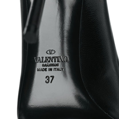 Valentino Garavani Kidskin Rockstud Alcove 110mm Pumps 37 Black 6 of 9