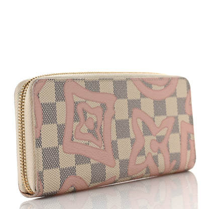 Louis Vuitton Damier Azur Tahitienne Clemence Wallet 3 of 6