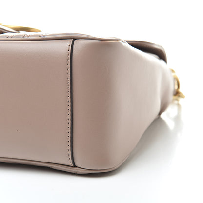 Gucci Calfskin Matelasse Small GG Marmont Top Handle Shoulder Bag Porcelain Rose 11 of 12