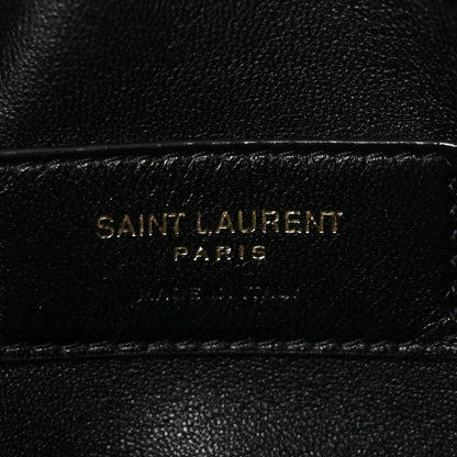 Saint Laurent Lambskin Quilted Gaby Zipped Pouch Black 6 of 10