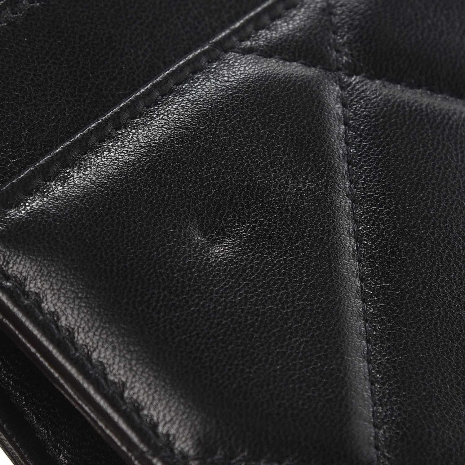 Chanel Lambskin Quilted Chanel 19 Wallet On Chain WOC Black 10 of 10