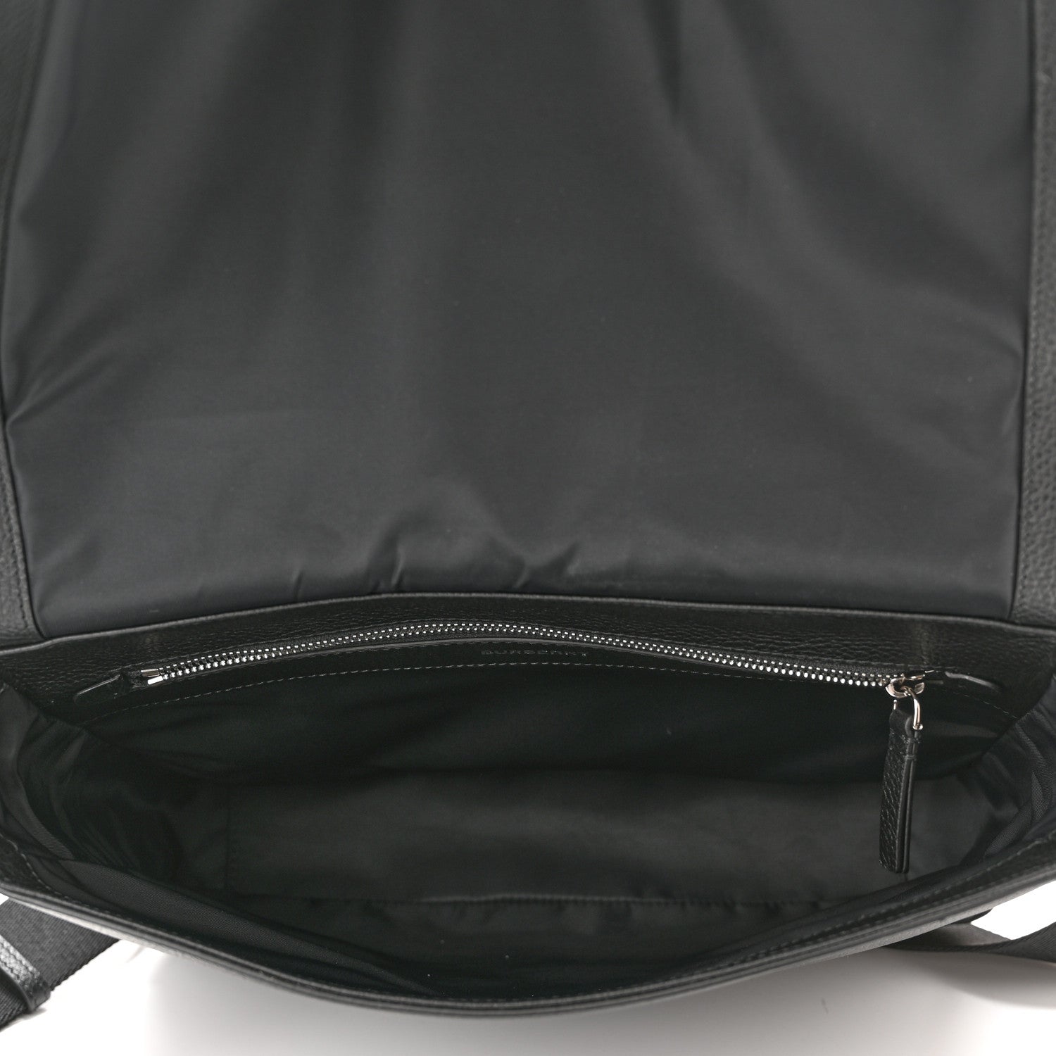 Burberry Grainy Calfskin Embossed Bruno Messenger Black 5 of 9