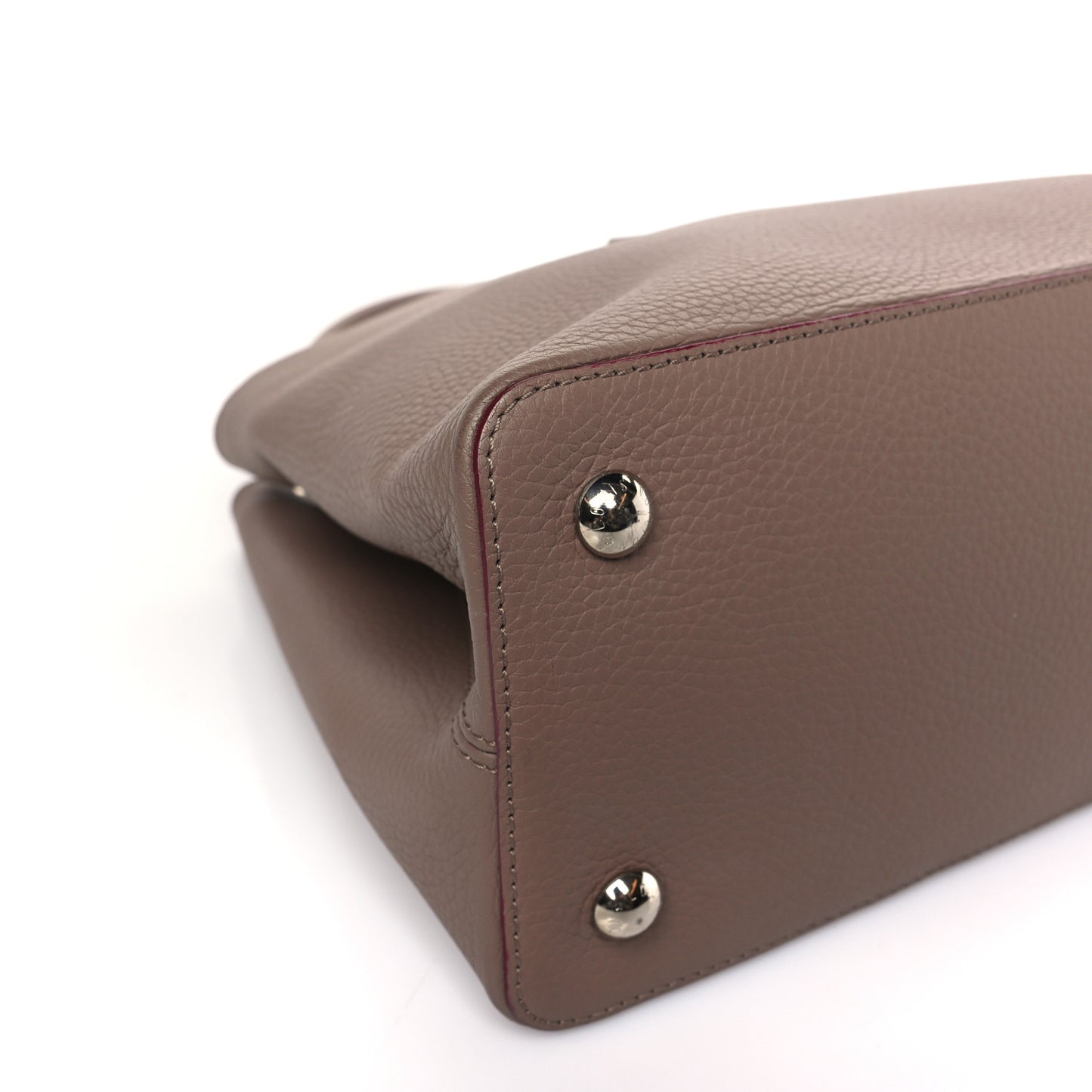 Taurillon Capucines MM Taupe