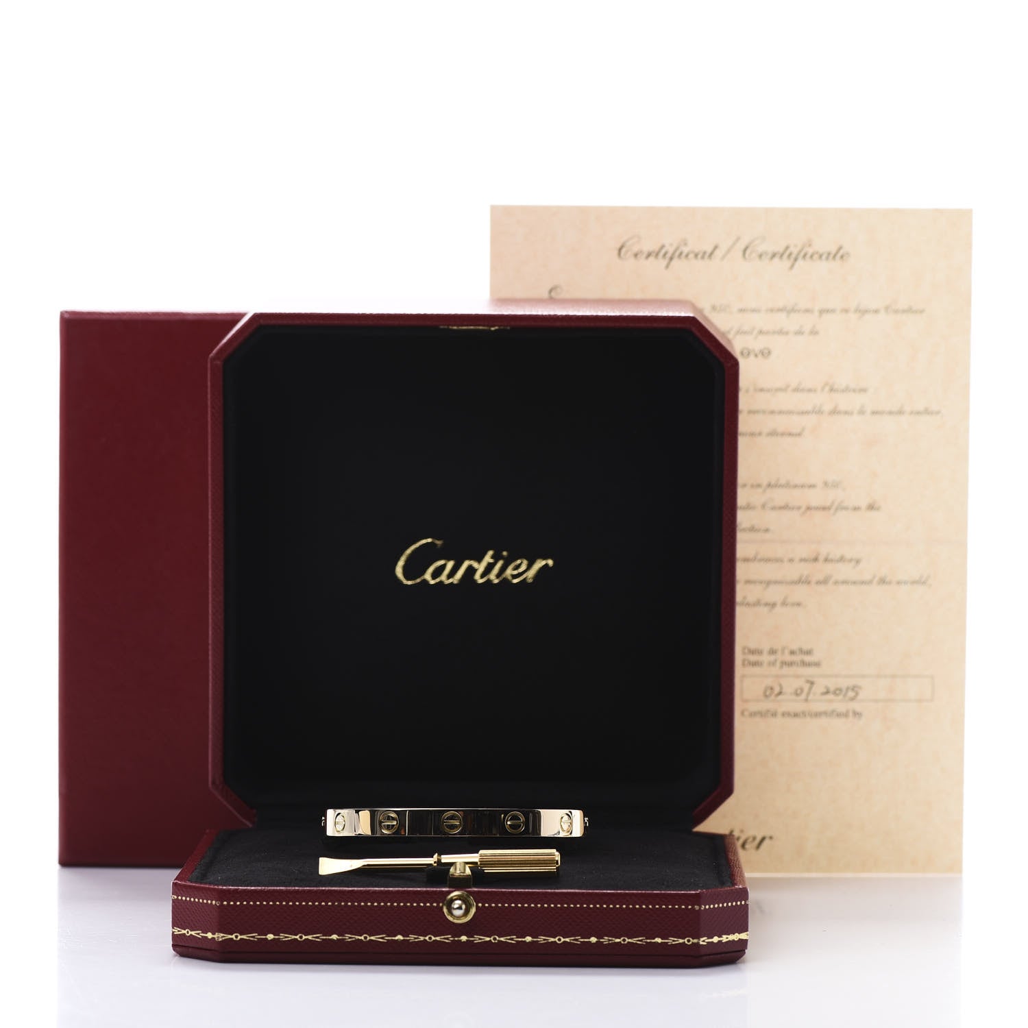 Cartier 18K Yellow Gold LOVE Bracelet 16 5 of 5