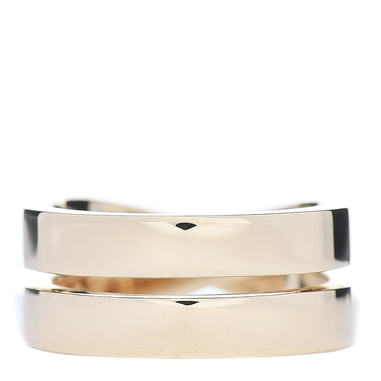 Cartier 18K Yellow Gold 9mm Paris Nouvelle Vague Ring 52 6 4 of 5