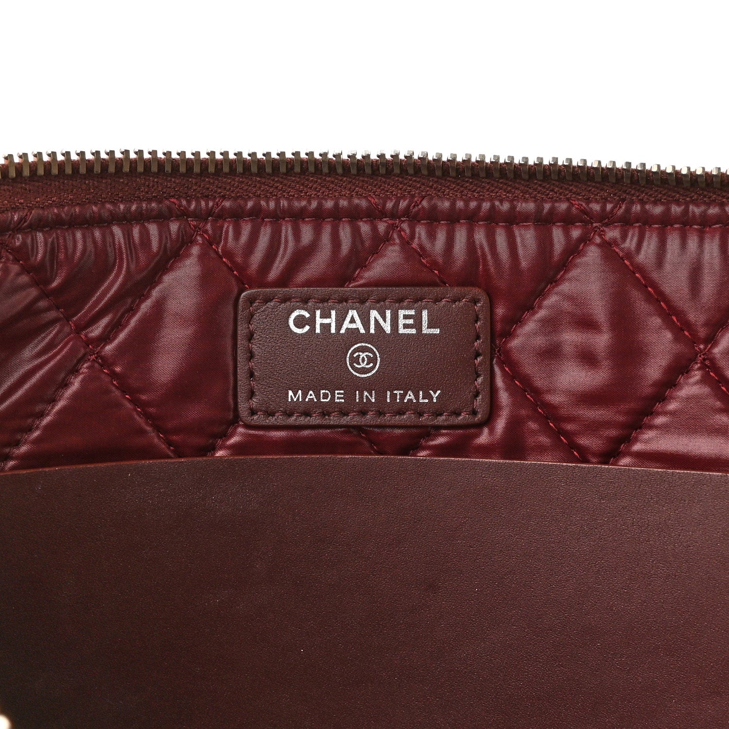 Chanel Caviar Quilted Medium Slide Pouch Black 6 of 13