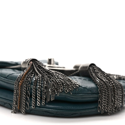 Chanel Calfskin Small Coco Sporran Tassel Flap Dark Green 8 of 9