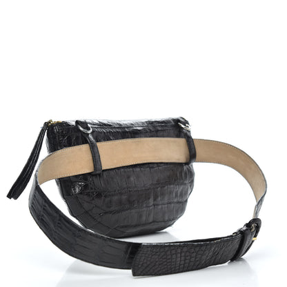 Nancy Gonzalez Crocodile Lola Belt Bag Black 3 of 11