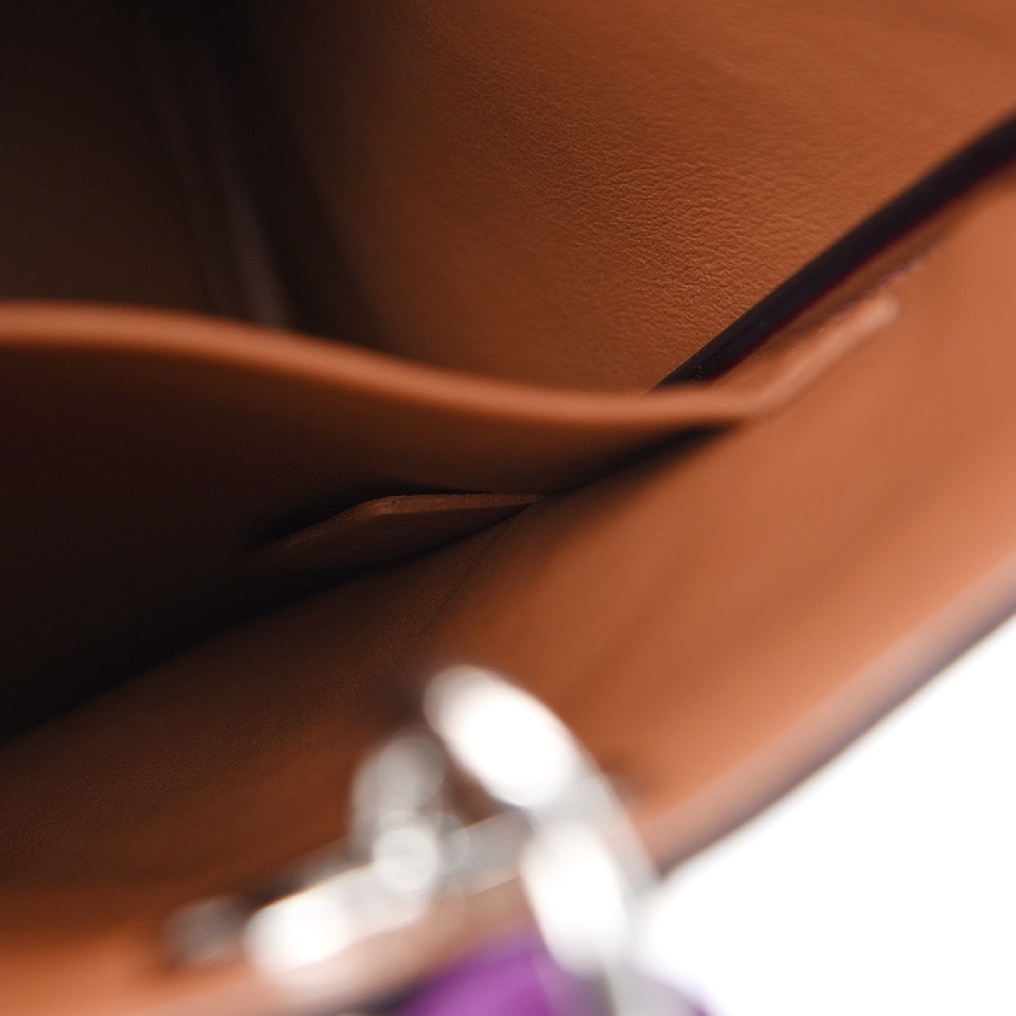 Smooth Calfskin Large Diorissimo Tote Purple