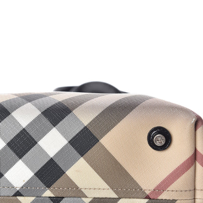 Burberry Supernova Check Stanton Tote Black 13 of 20