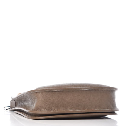 Hermes Taurillon Clemence Evelyne III PM Etoupe 4 of 8