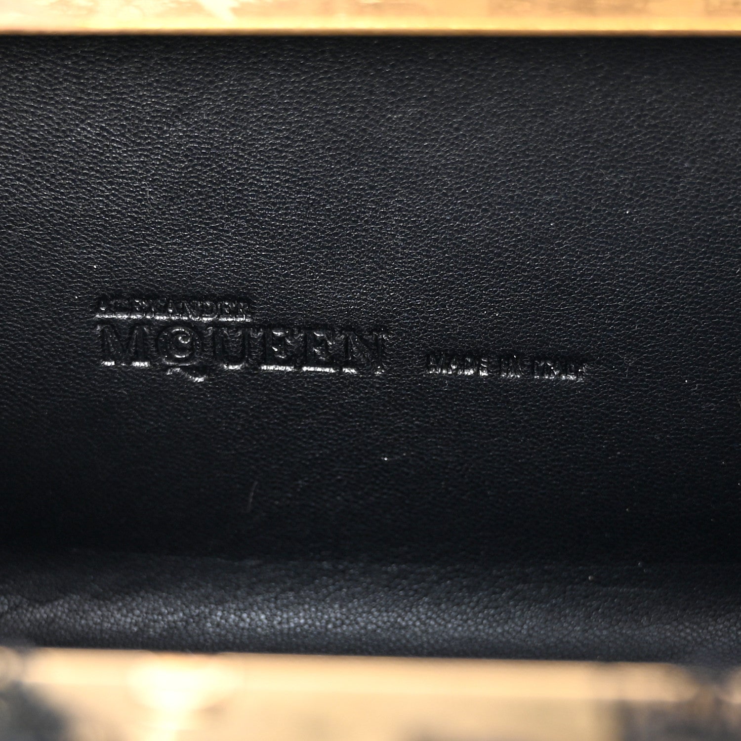 Alexander McQueen Lace Unicorn Knuckle Duster Box Clutch Black 6 of 10