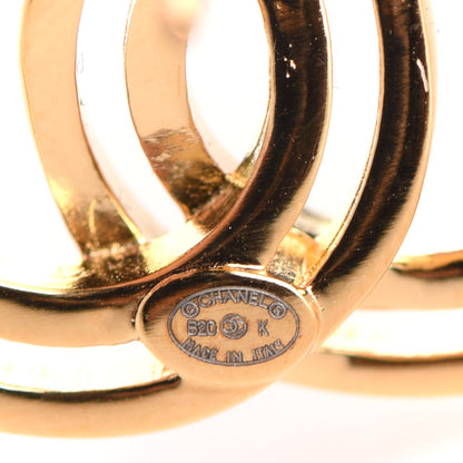 Chanel Metal Obazine CC Earrings Gold 3 of 6