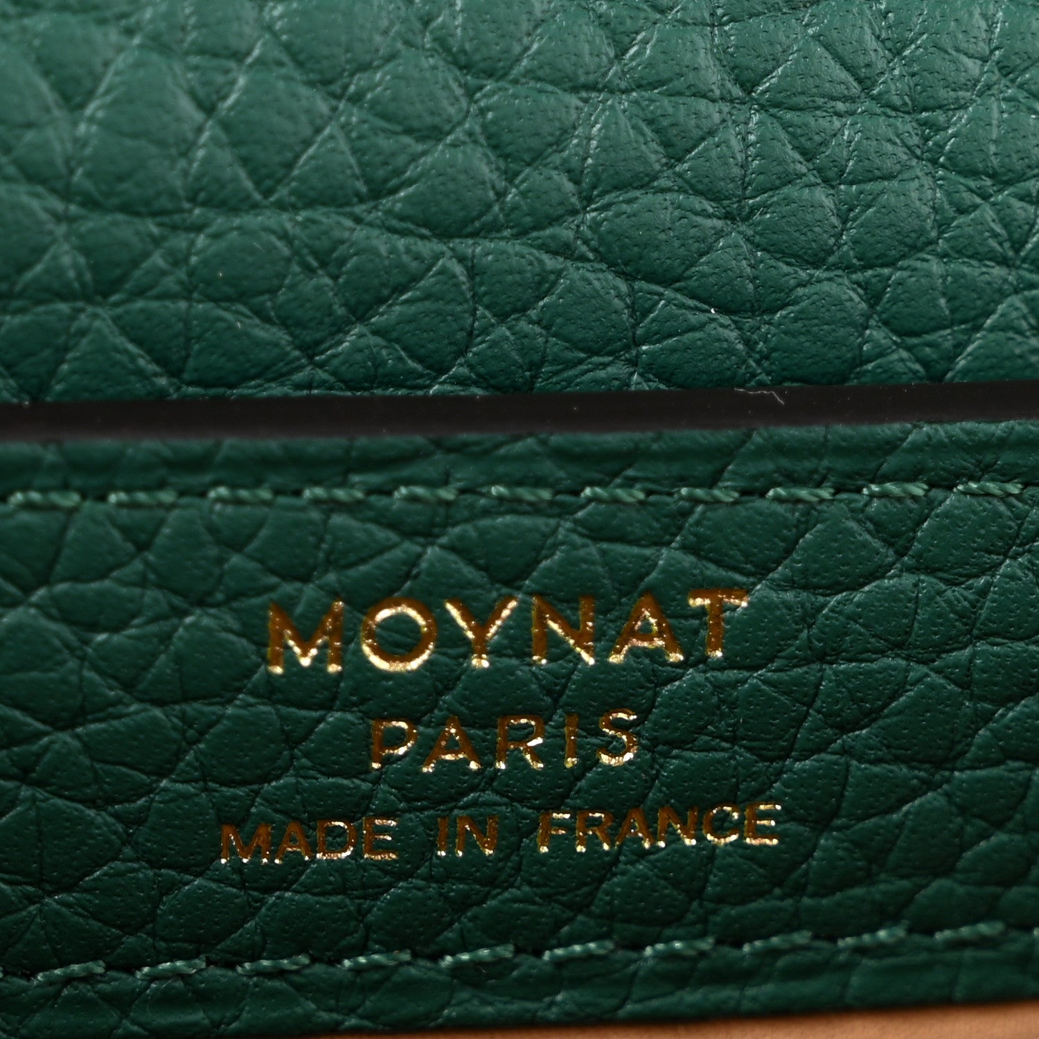 Moynat Taurillon Blush Rejane BB Emerald 6 of 11
