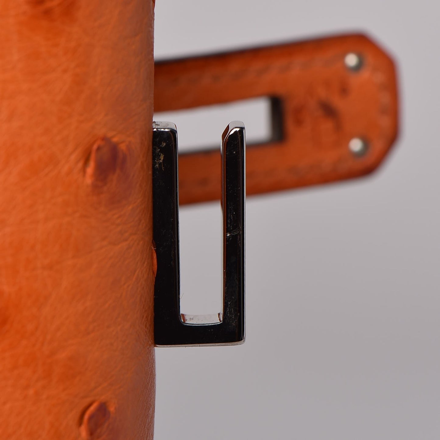 Ostrich Birkin 35 Orange