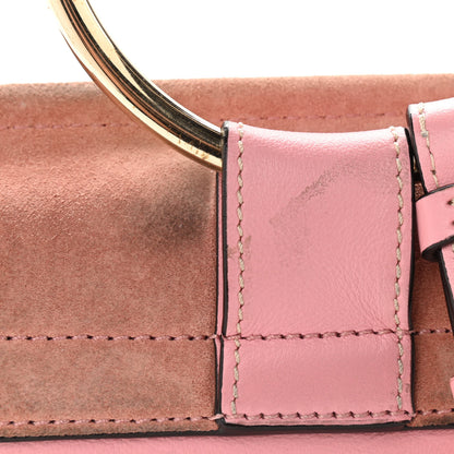 Chloe Suede Calfskin Mini Faye Bracelet Bag Washed Pink 10 of 12