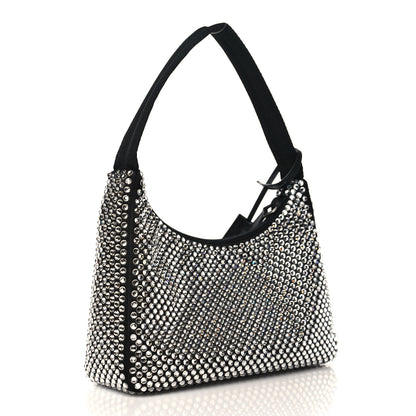 Prada Satin Crystal Mini Re-Edition 2000 Bag Cristal 2 of 9