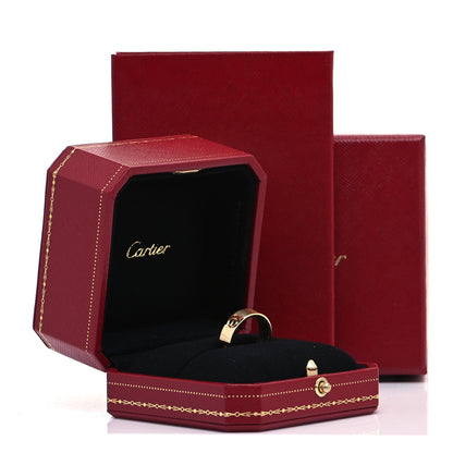 Cartier 18K Yellow Gold 5.5mm LOVE Ring 56 7.5 5 of 5