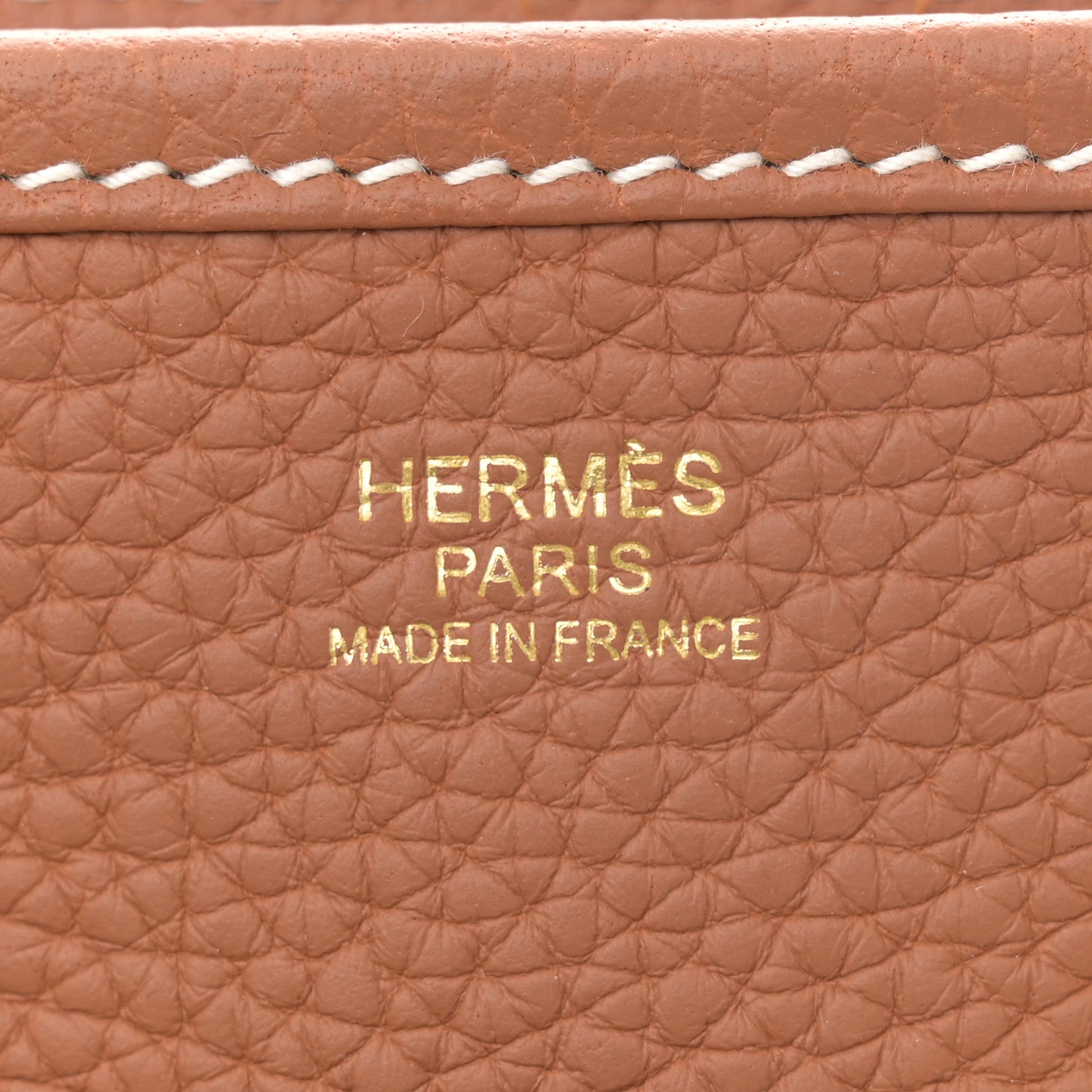 Hermes Taurillon Clemence Evelyne III PM Gold 6 of 11