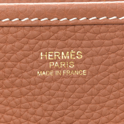 Hermes Taurillon Clemence Evelyne III PM Gold 6 of 11