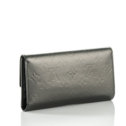 Louis Vuitton Mat Monogram Porte Tresor International Gris 3 of 7