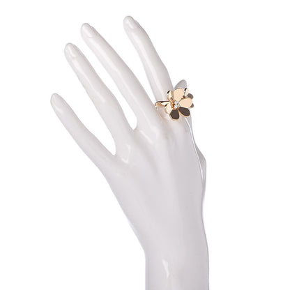Van Cleef & Arpels 18K Yellow Gold Diamond Frivole Between The Finger Ring 51 5.75 2 of 6
