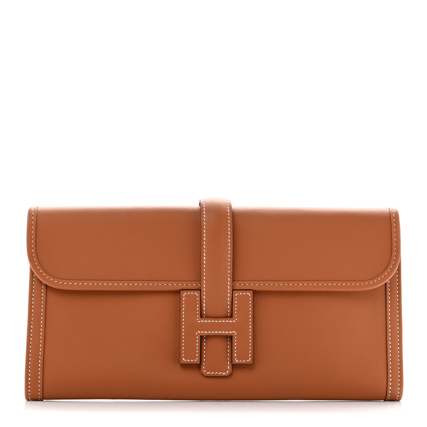 Hermes Swift Jige Elan 29 Clutch Gold 1 of 8