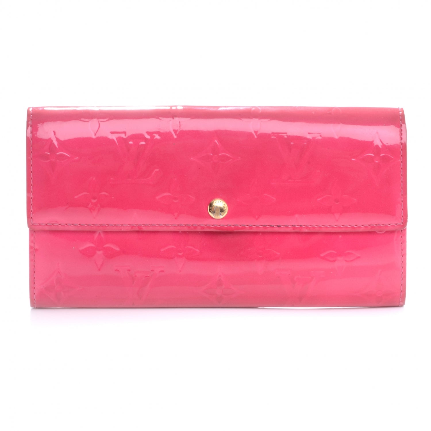 Louis Vuitton Vernis Sarah Wallet Rose Pop 1 of 8
