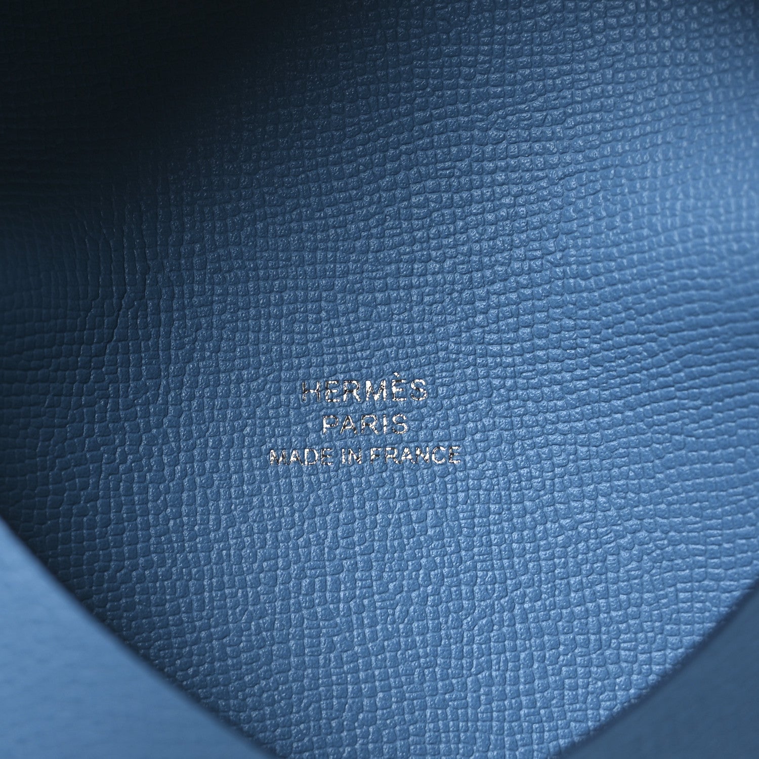 Hermes Madame Calfskin Calvi Duo Card Case Bleu du Nord 7 of 9