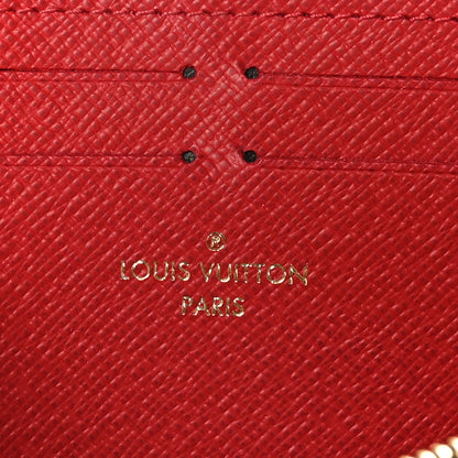 Louis Vuitton Damier Ebene Clemence Wallet Cherry 6 of 7