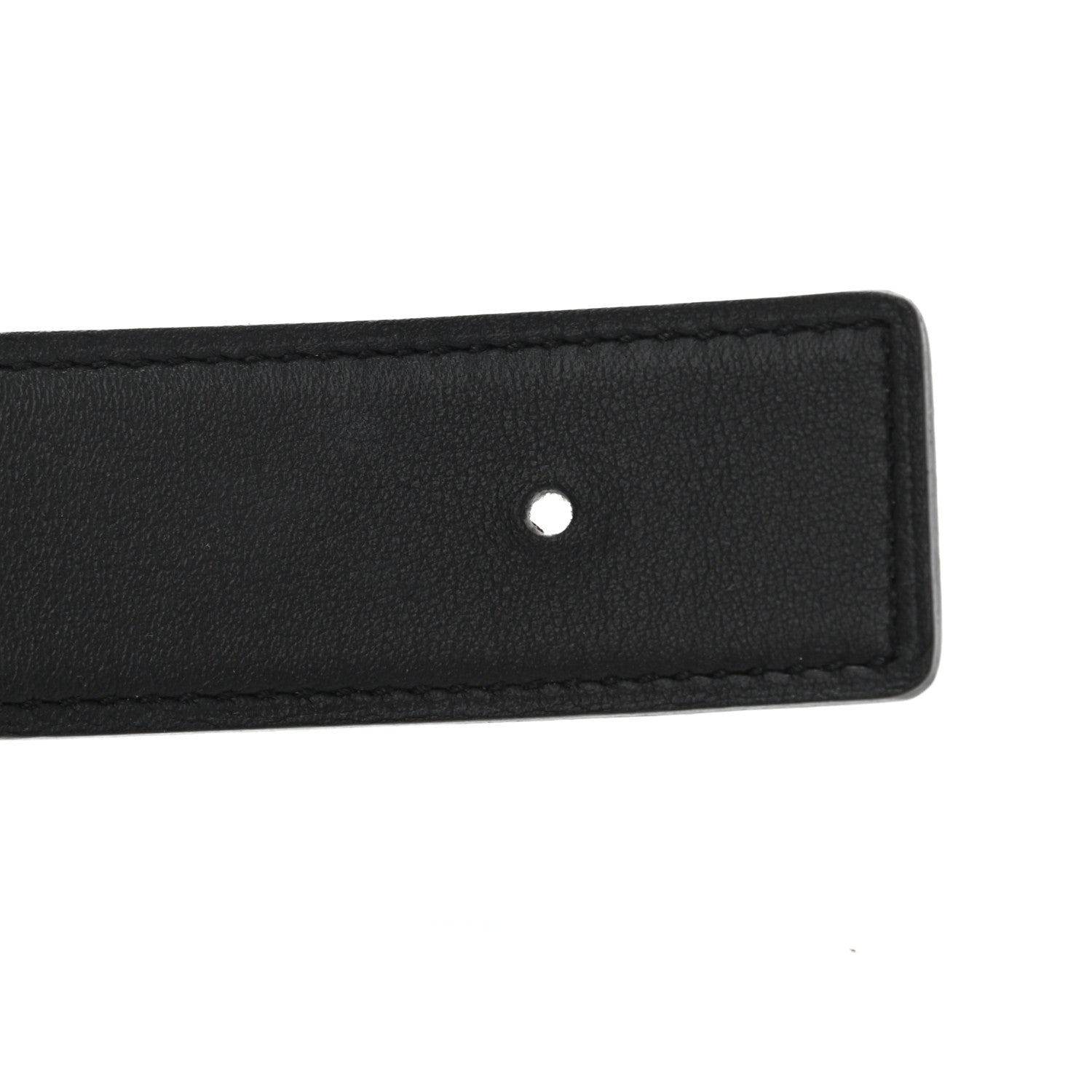 Hermes Swift Epsom 24mm Gamma Belt 75 Black Etoupe 4 of 7