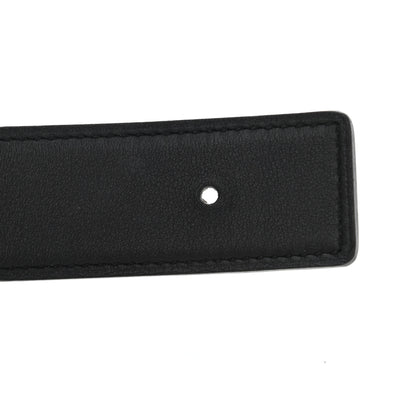 Hermes Swift Epsom 24mm Gamma Belt 75 Black Etoupe 4 of 7