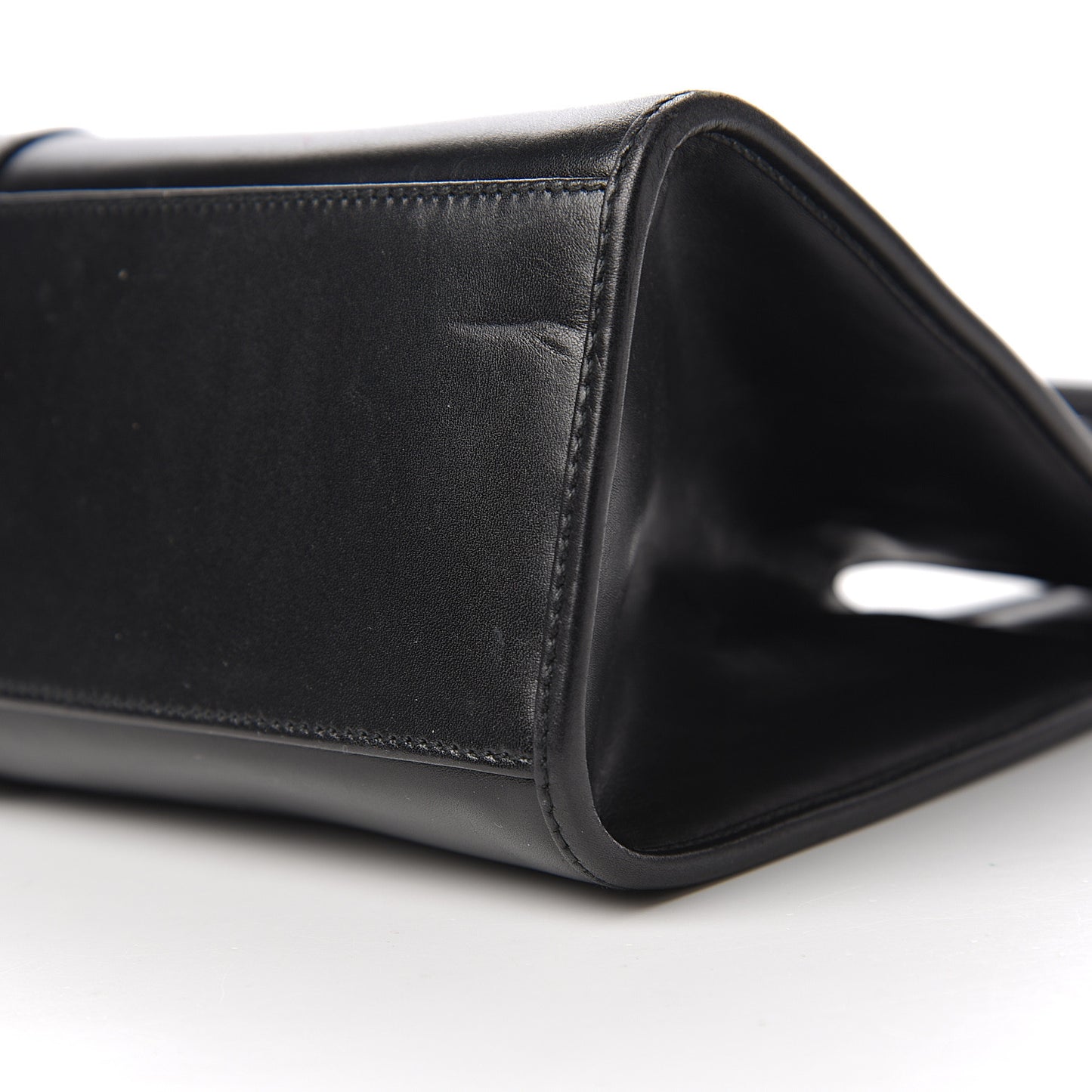Calfskin Bardot Hobo Black