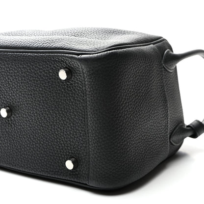 Hermes Taurillon Clemence Lindy 26 Black 10 of 10