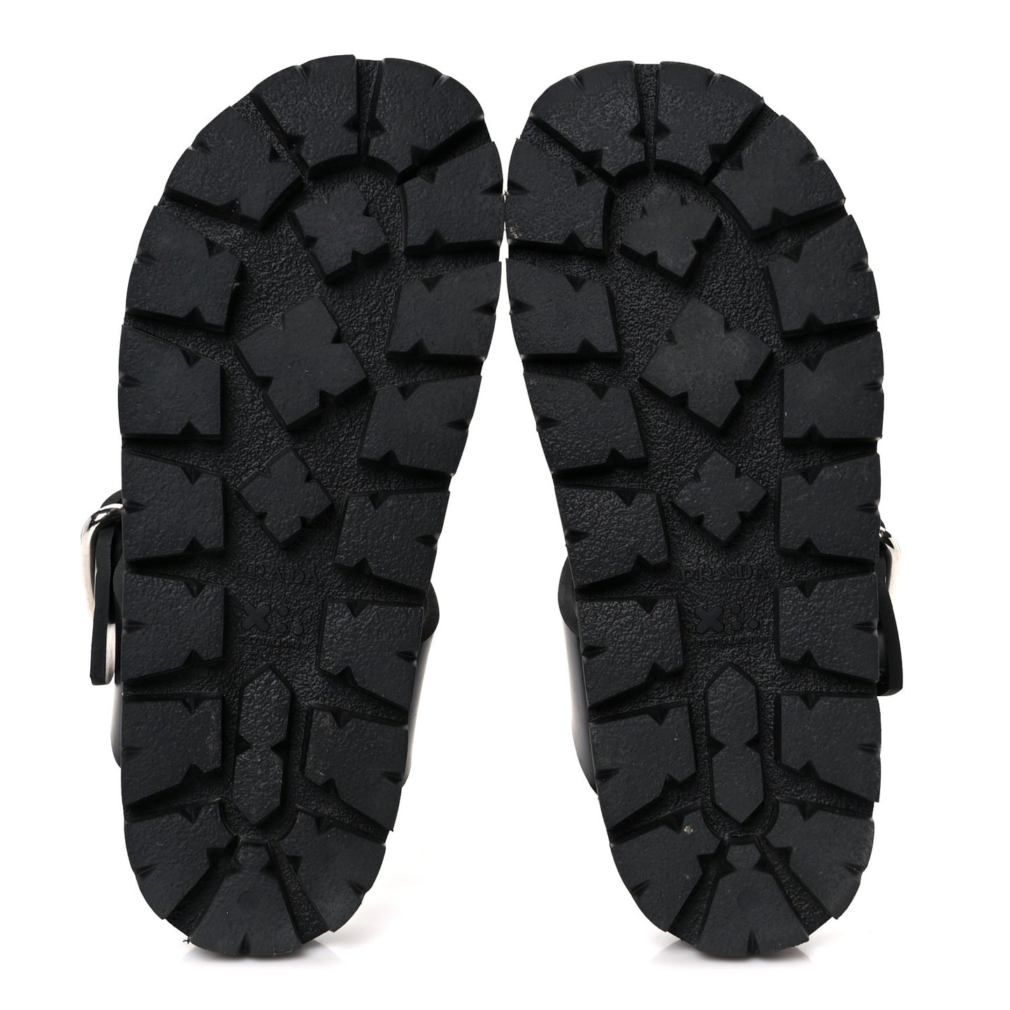 EVA Rubber Thong Buckle Fussbett Sandals 36 Black