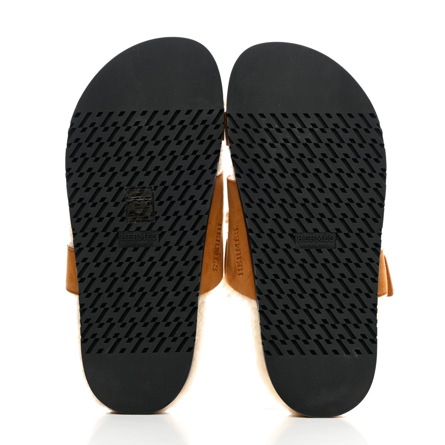 Suede Goatskin Woolskin Womens Chypre Sandals 37.5 Naturel Ecru