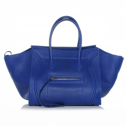 Celine Smooth Calfskin Medium Phantom Luggage Cobalt 1 of 9